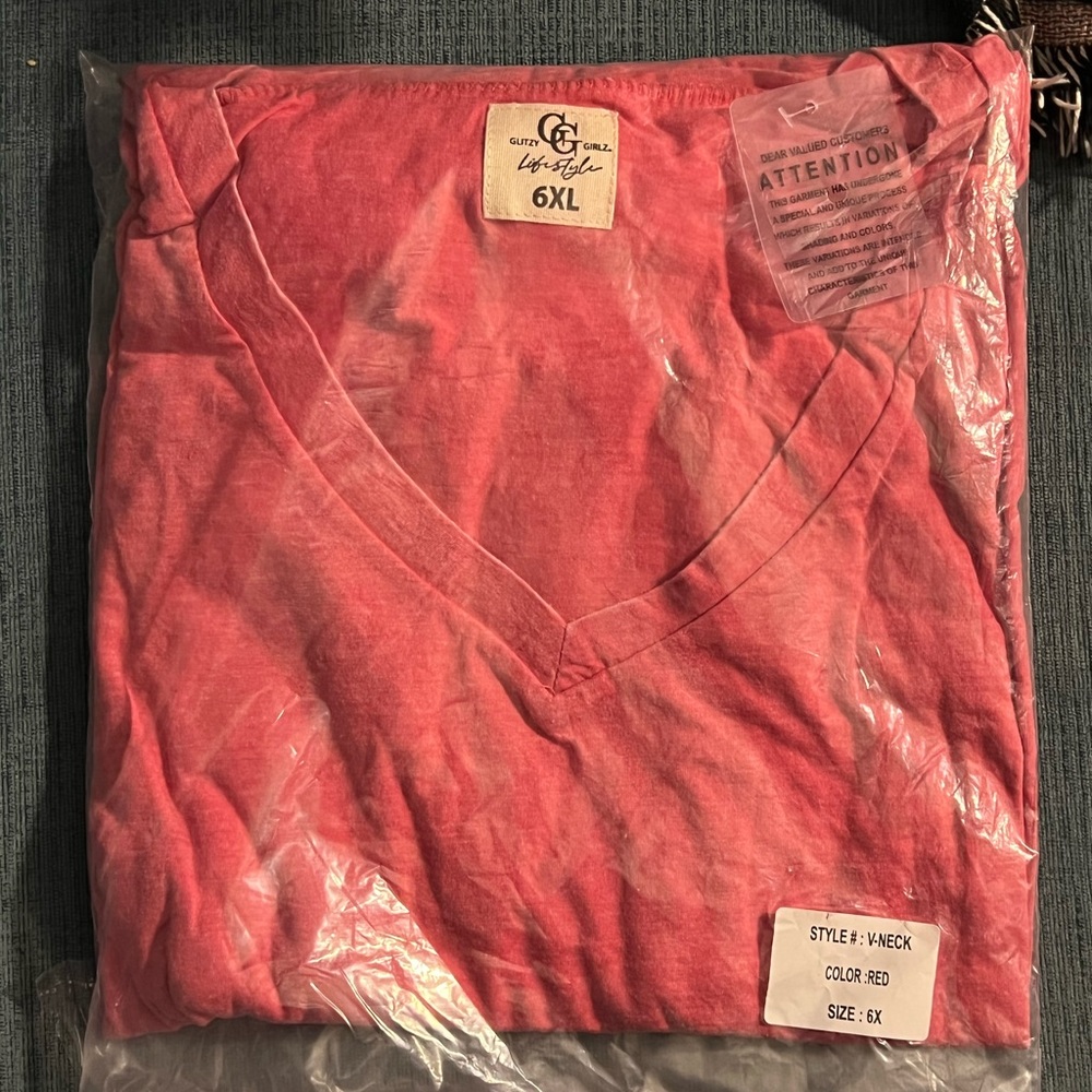 Perfect-V neck T-shirts. Super soft. 34” long
